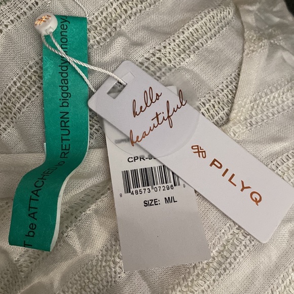 PilyQ COPPER ADRIANA TASSEL TUNIC Size M/L - Picture 7 of 8